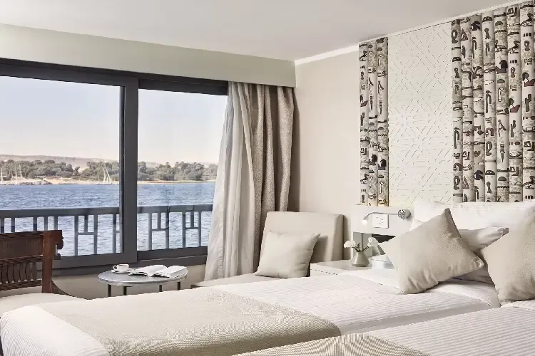 Comfort and Luxury in the Double Cabin of MS Tulip Nile Cruise