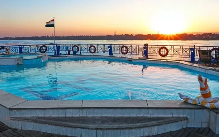 MS Emilio Nile Cruise – Relax by the Stunning Pool with a Nile View