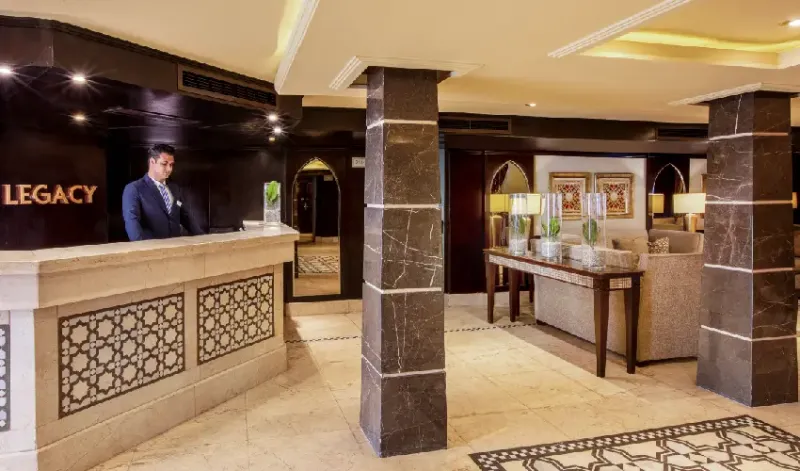 Elegant Lobby of Steigenberger Legacy Nile Cruise