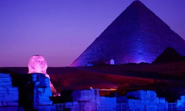 Sound and Light Show Pyramids
