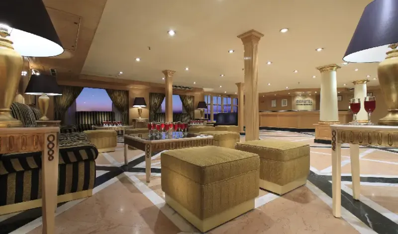Grand Lobby of the Iberotel Crown Emperor Nile Cruise