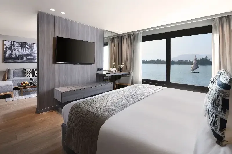 Historia Nile Cruise Luxury Suite – Elegant and Spacious Onboard Accommodation