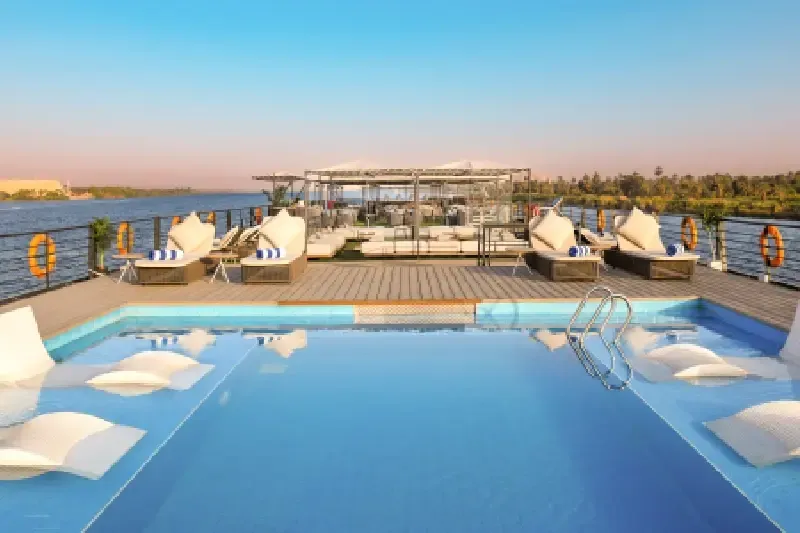 Historia Nile Cruise Luxury Sundeck – Scenic Relaxation with Stunning Nile Views