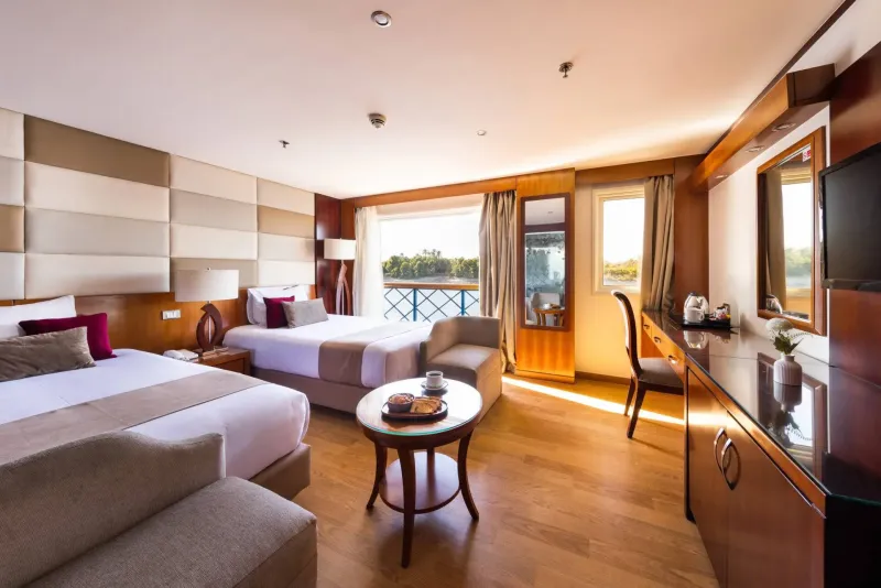 Esmeralda Nile Cruise Cabin | Best Nile Cruise Experience
