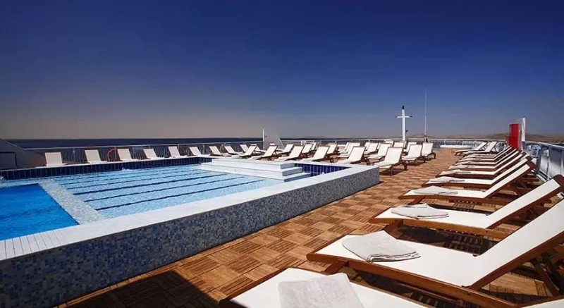 Steigenberger Omar El Khayam Cruise Sun deck