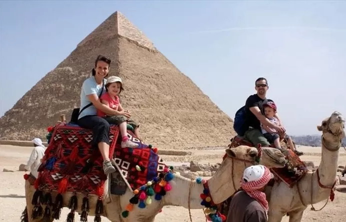 Pyramids and Sphinx