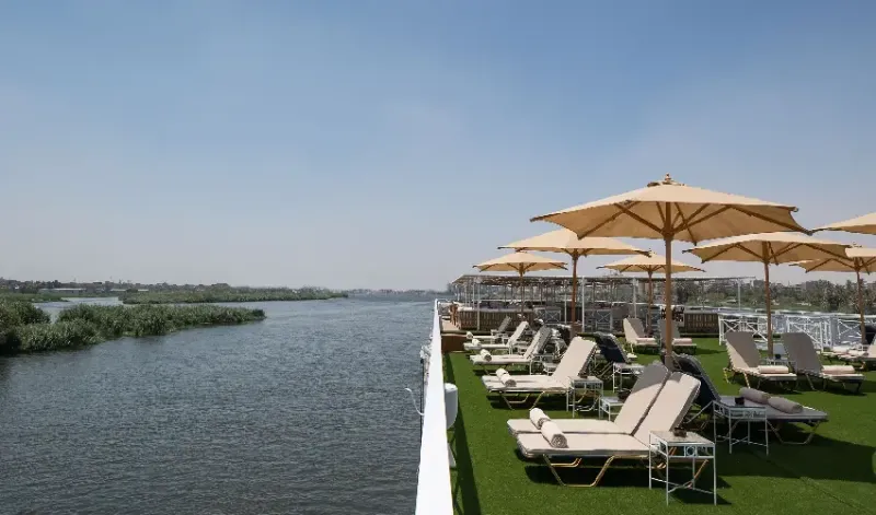 Jaz Regent Nile Cruise Sundeck – Relax and Soak in Stunning Nile Views