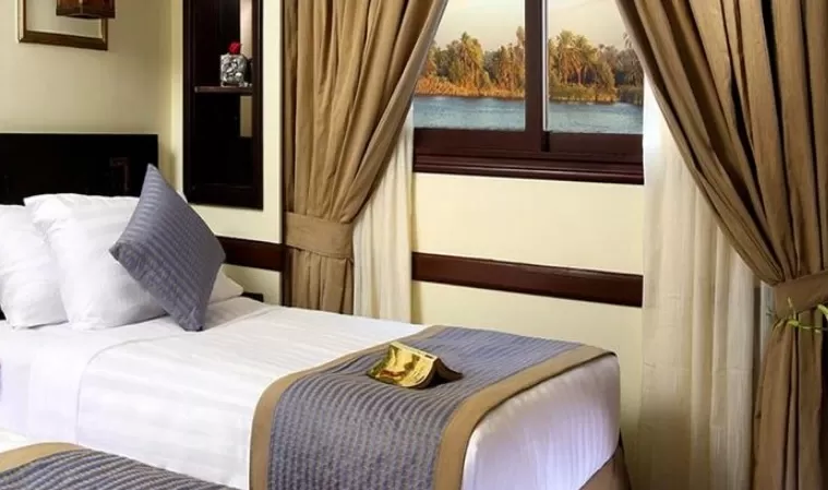 Elegant Cabin on Board Sonesta Amirat Dahabiya Nile Cruise