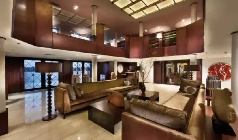 Elegant Lobby of MS Esplanade Nile Cruise – Warm Welcome Awaits