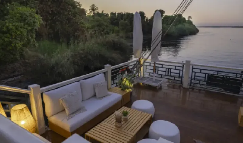 Upper Deck Dahabiya Nile Cruise Hadeel – Breathtaking Views