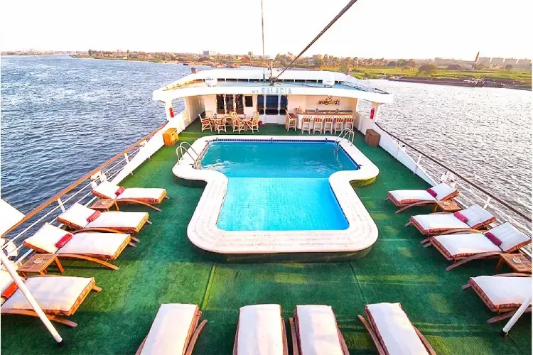 Relax by the Pool on MS Salacia Nile Cruise – Ultimate Luxury