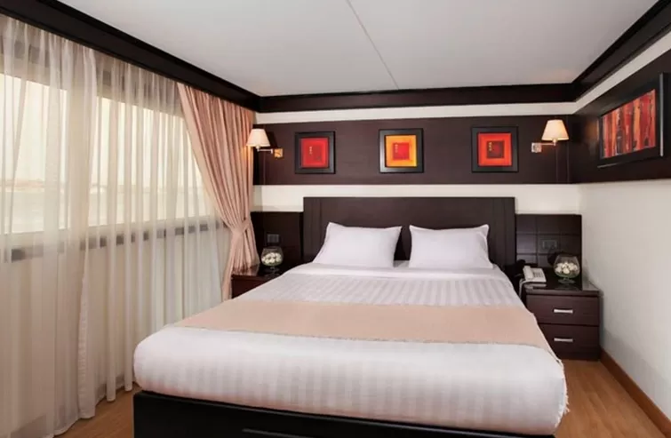 Luxury Double Cabin Aboard Merit Dahabiya Nile Cruise