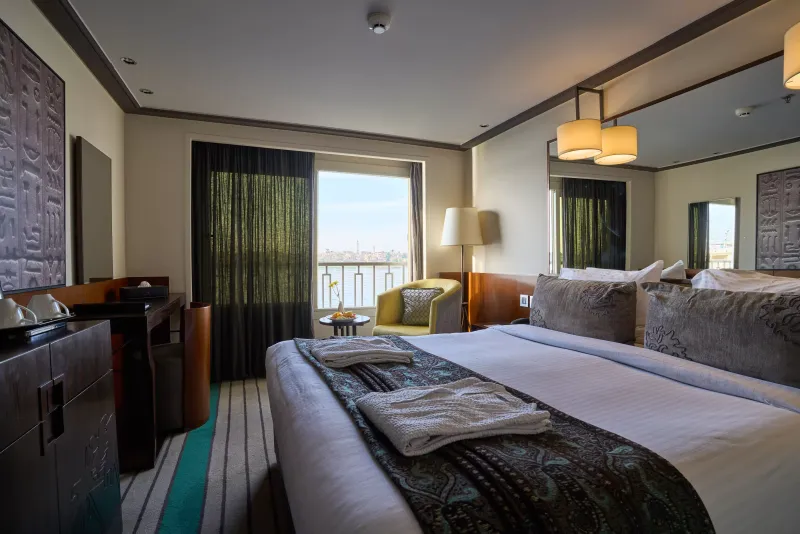Luxury Cabin on MS Esplanade Nile Cruise – Comfort & Elegance