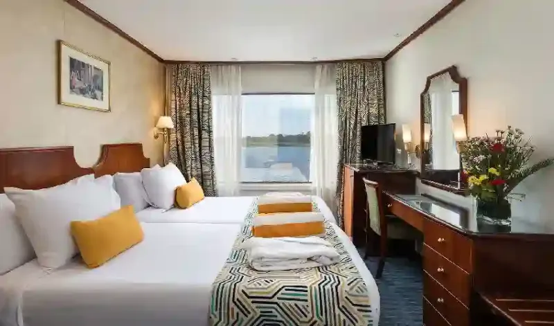 Elegant and Comfortable Cabin on the Radamis II Nile Cruise