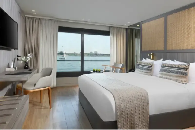 Luxury Cabin Aboard Historia Nile Cruise | Relax in Style